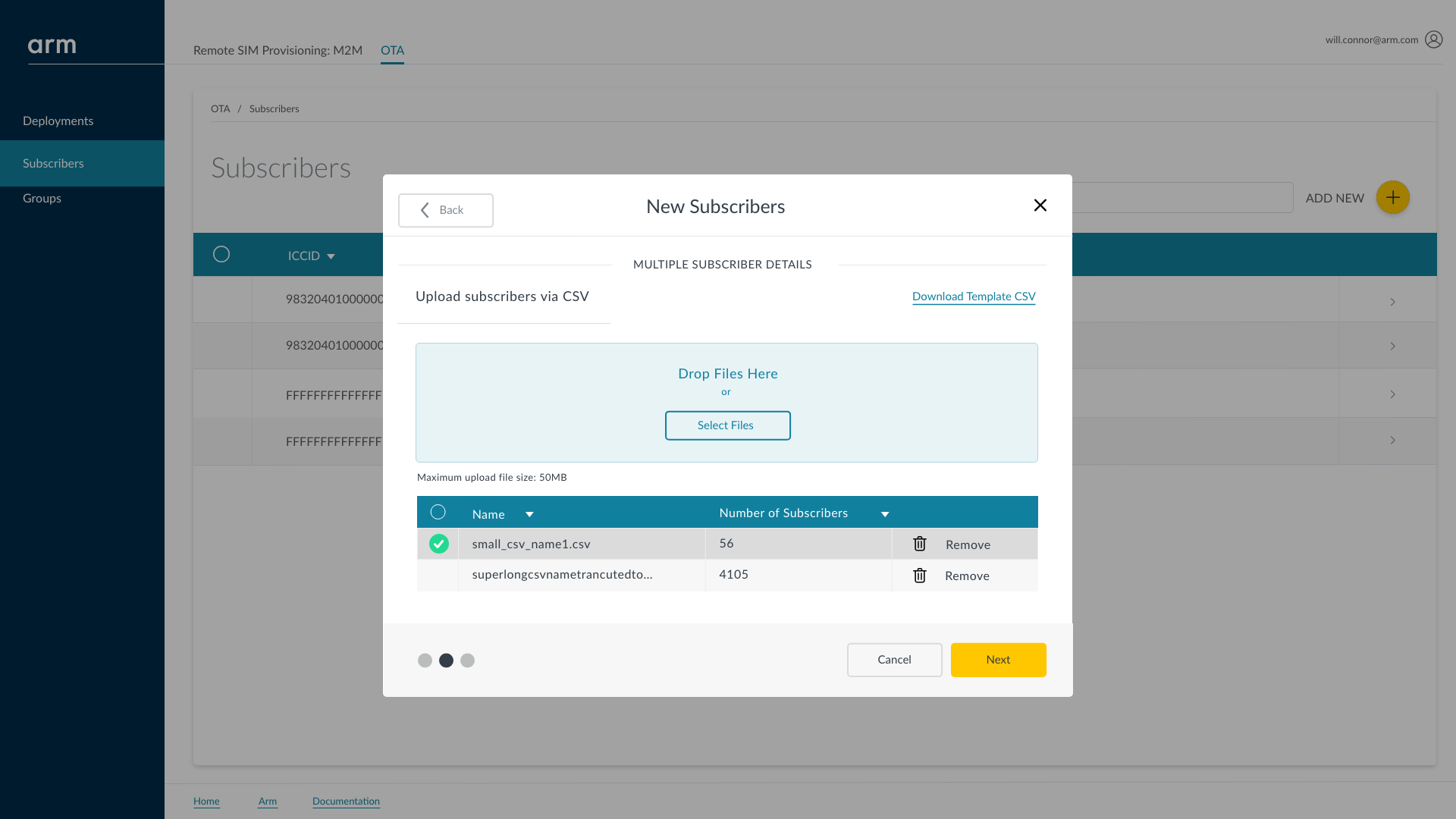 E-Add-Multiple-Subscribers-CSV-Selected